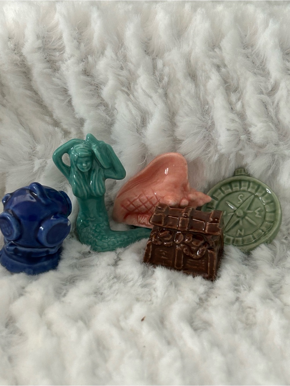 Wade Red Rose Tea Nautical Series Mermaid, Shell, Compass, Helmet, Chest